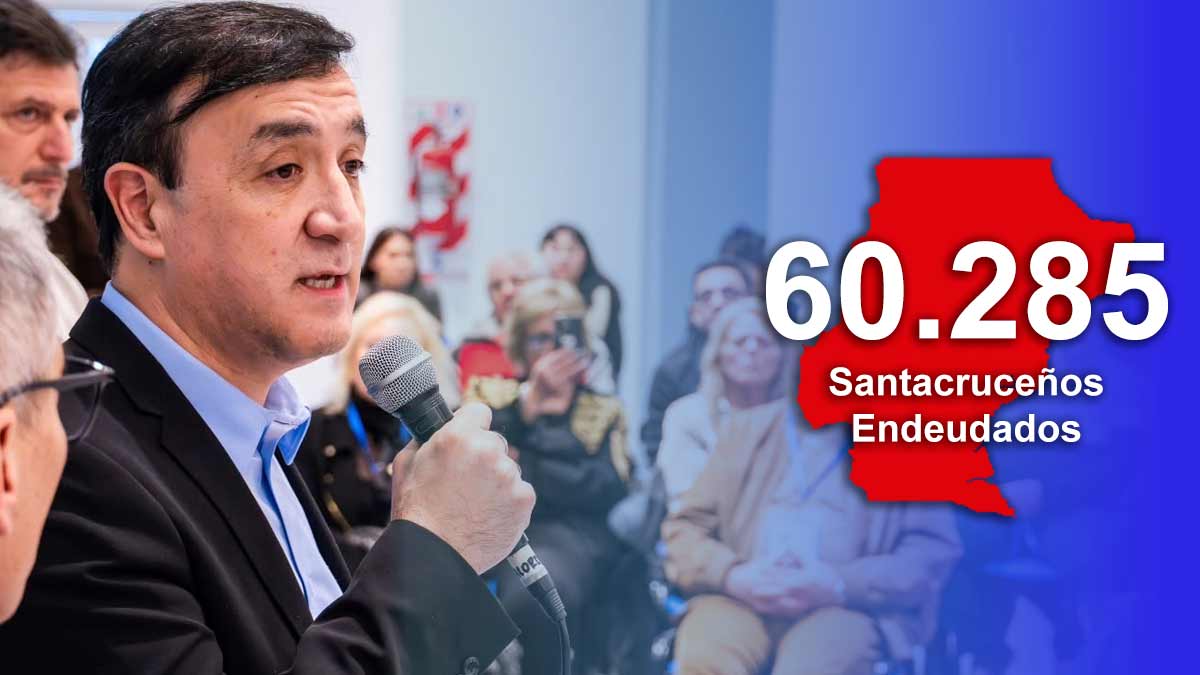 Santacruceños endeudados: Pablo Grasso levanto la voz luego de conocerse los datos de morosidad en Santa Cruz