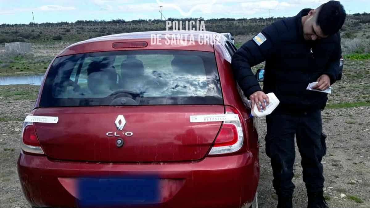 Detectan a un conductor con 2,63 g/l de alcohol en un control cerca de Güer Aike