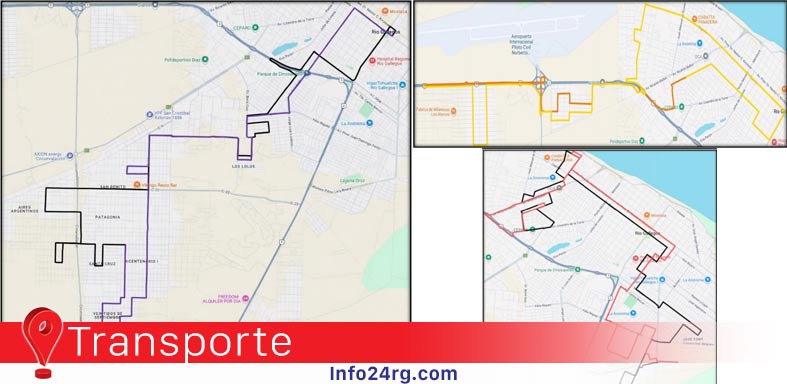 Amplían los recorridos de las líneas C, D y E 