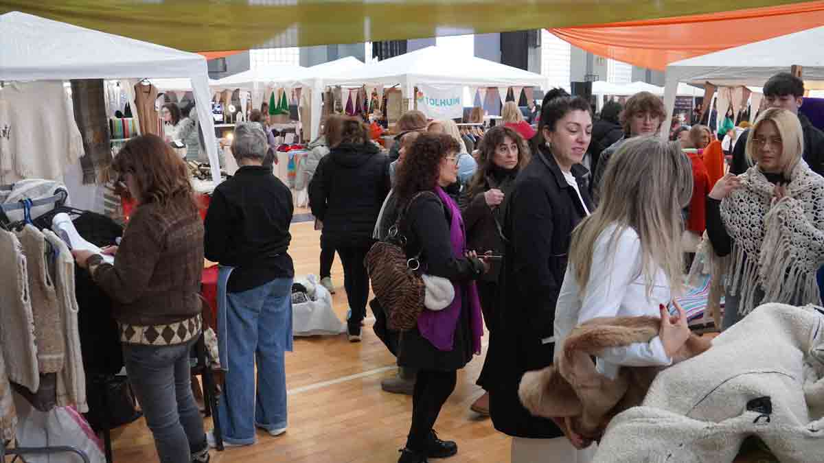 Emprendedores de Argentina y Chile participaron de la Expo Patagonia Teje