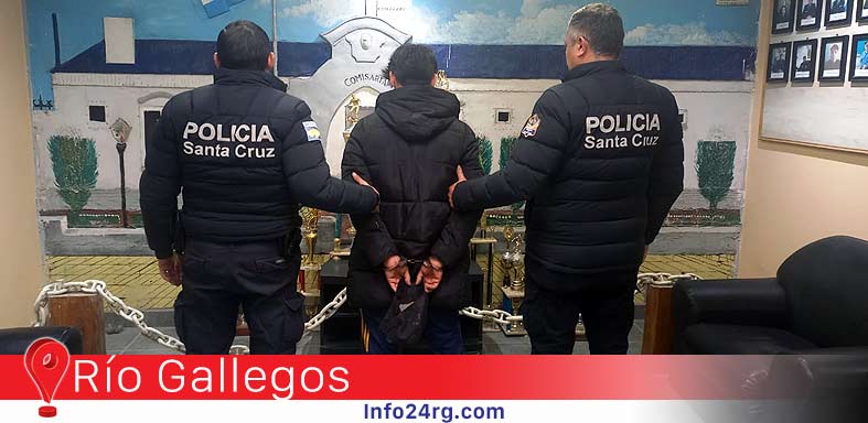 Hombre con varias medidas de captura 