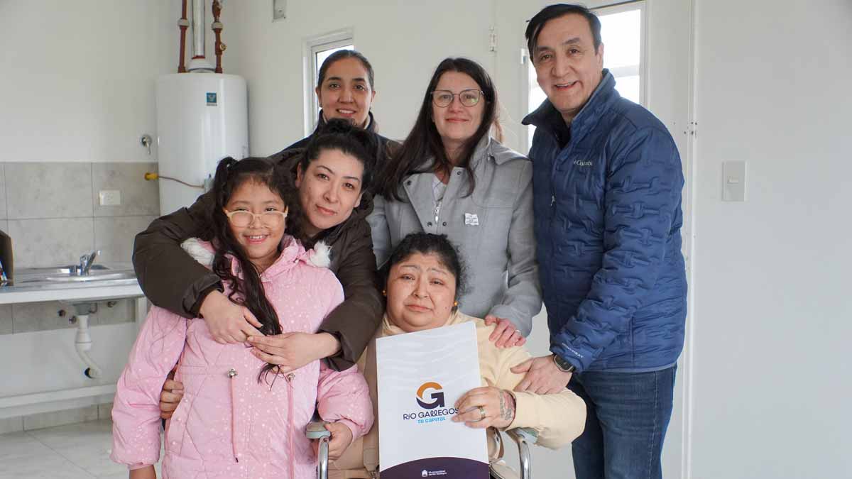 Río Gallegos sumó otra vivienda para una familia afectada por el freno de un plan nacional