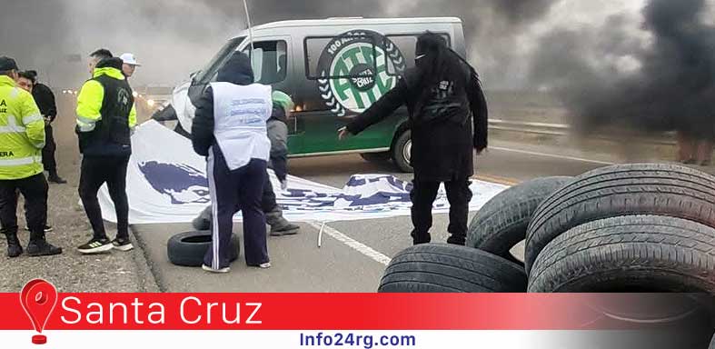 Santa Cruz sintió con fuerza el paro nacional 