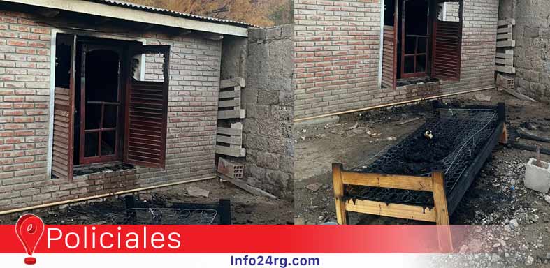 Un incendio accidental se cobró la vida