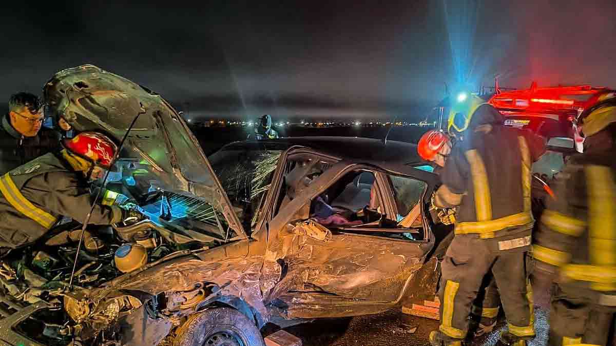 Violento choque en Río Gallegos: rescate, heridos y un conductor alcoholizado