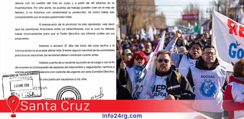 ADOSAC exige paritarias