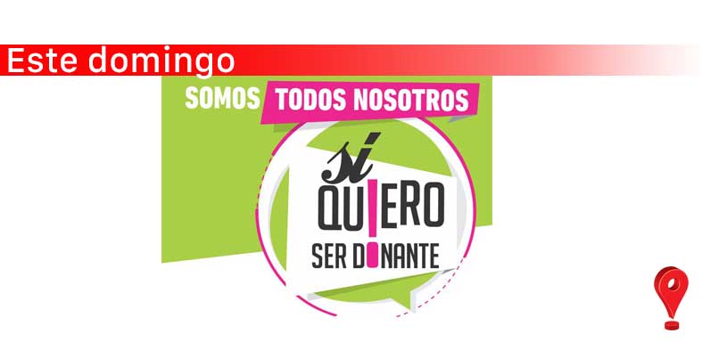 Se dispondrán mesas para poder inscribirse como donante de órganos