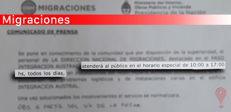 Informa a la comunidad, nuevo horario especial de atención