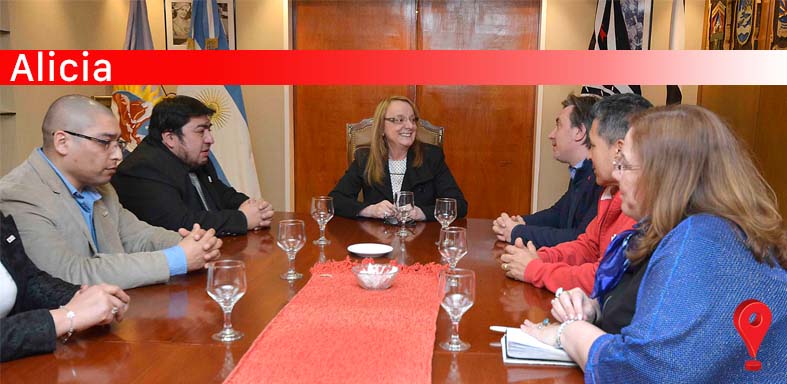 Recibió a autoridades de Cruz Roja Argentina