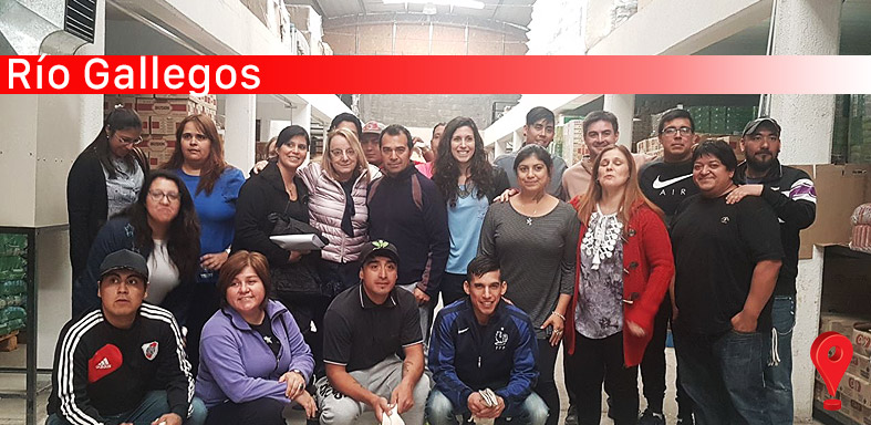 Alicia visitó a trabajadores y agradeció su compromiso