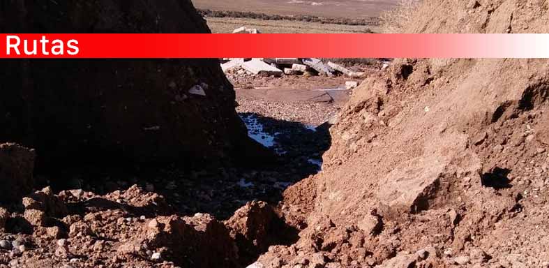 Transito cerrado en tramos de la Ruta Nacional Nº 40