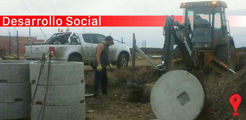 Trabajos de pozos ciegos en el Barrio "22 de Septiembre"