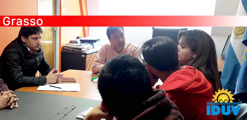 Estuvo reunido con estudiantes del Colegio Secundario Nº17