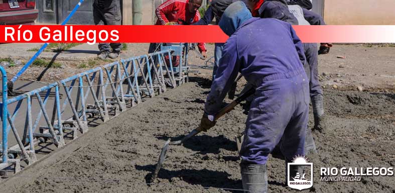 Avanza la obra de pavimentación en la zona este de la ciudad