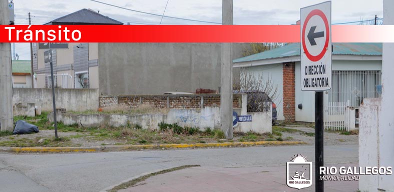 A partir de hoy Calle Lago Pueyrredón tiene un único sentido