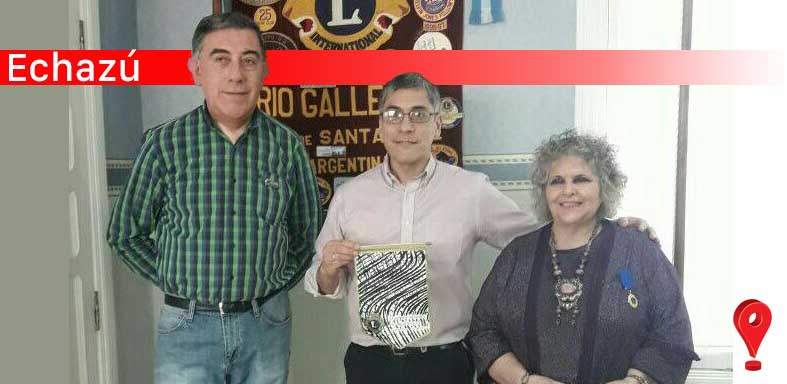 Se interiorizó de las actividades del Club de Leones