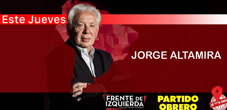 Jorge Altamira en Río Gallegos