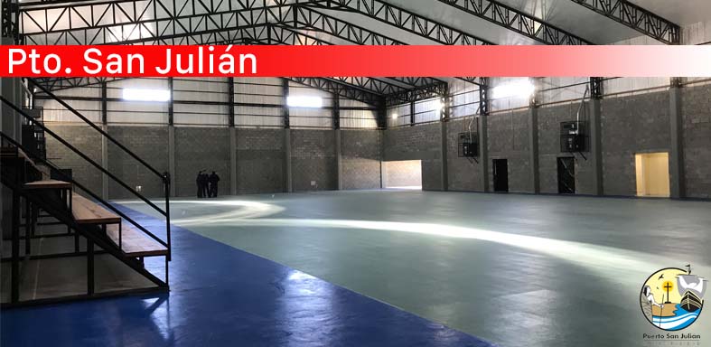 Antonio Tomasso, recorrió la obra del Gimnasio Polideportivo Municipal "Barrio Güemes"