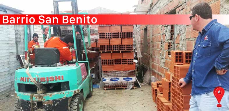 Avanza la obra del merendero en el comedor de Juan Romero