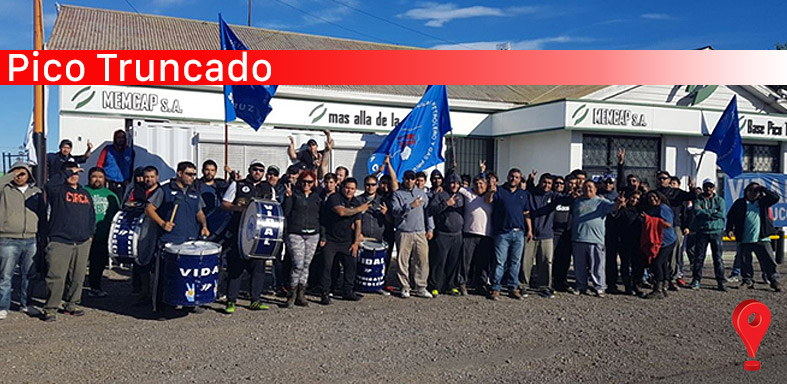 Petroleros realiza medida de fuerza en Memcap