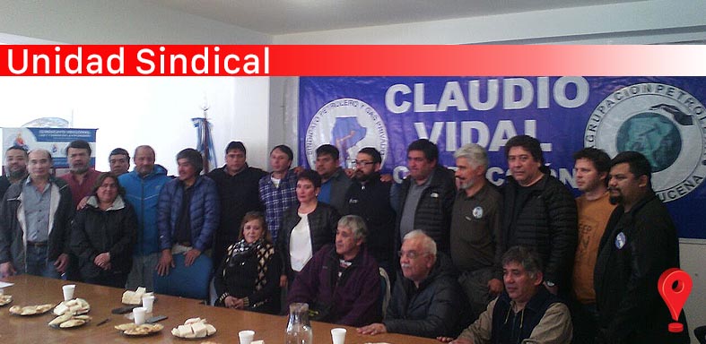 33 Gremios respaldan a Vidal y conforman el Movimiento Sindical Santacruceño